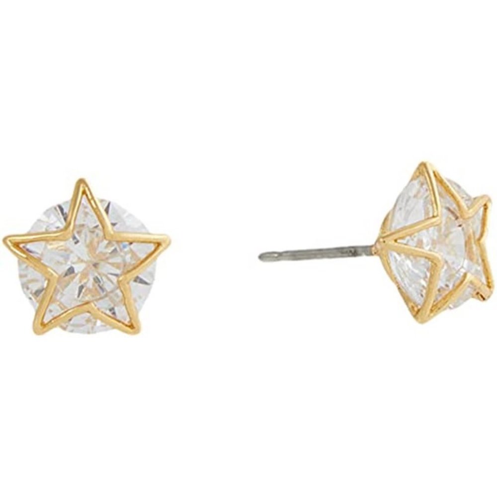 Kate Spade earrings gold crystal star earrings - Picture 2 of 3